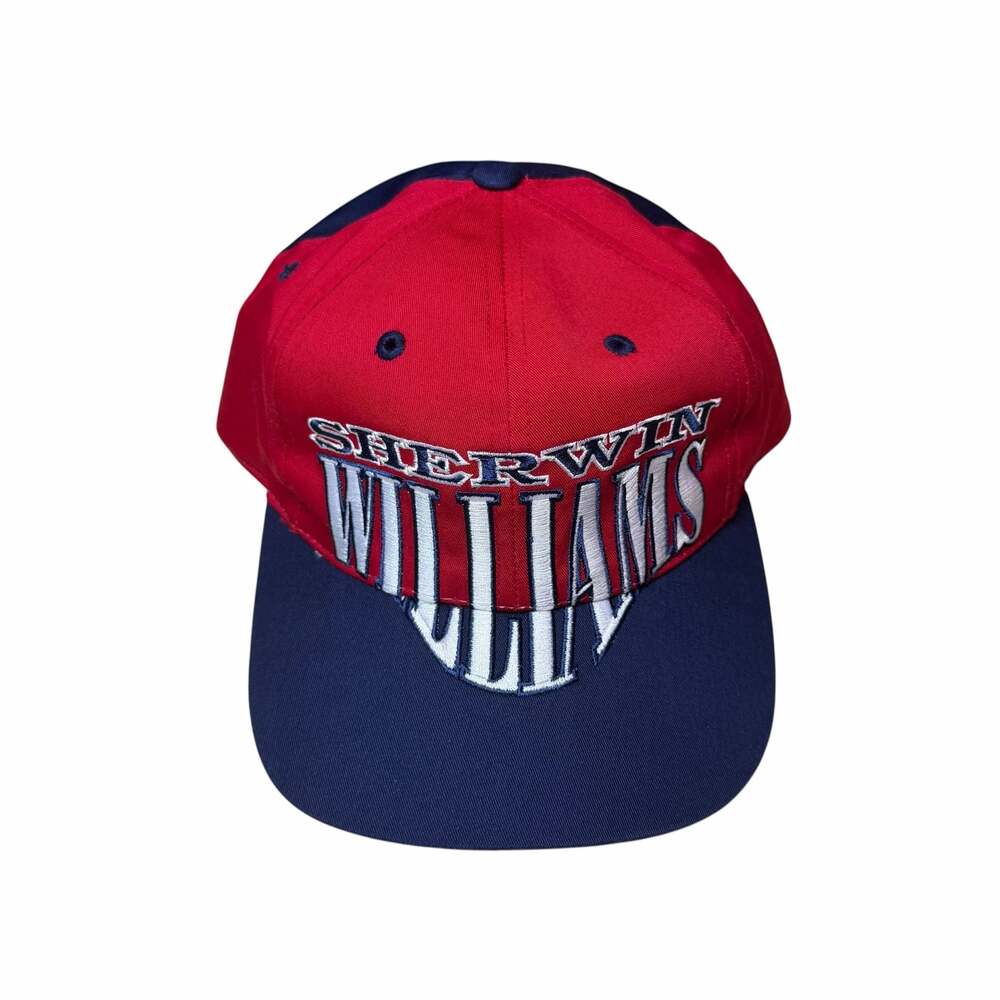 Vintage Sherwin-Williams Embroidered Logo Two-Tone Baseball Cap Hat